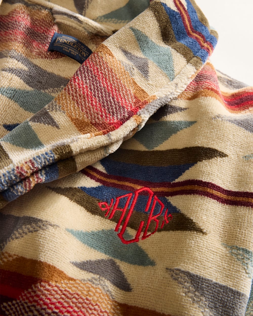 Women's Wyeth Trail Cotton Terry Velour Bathrobe - Pendleton Discount