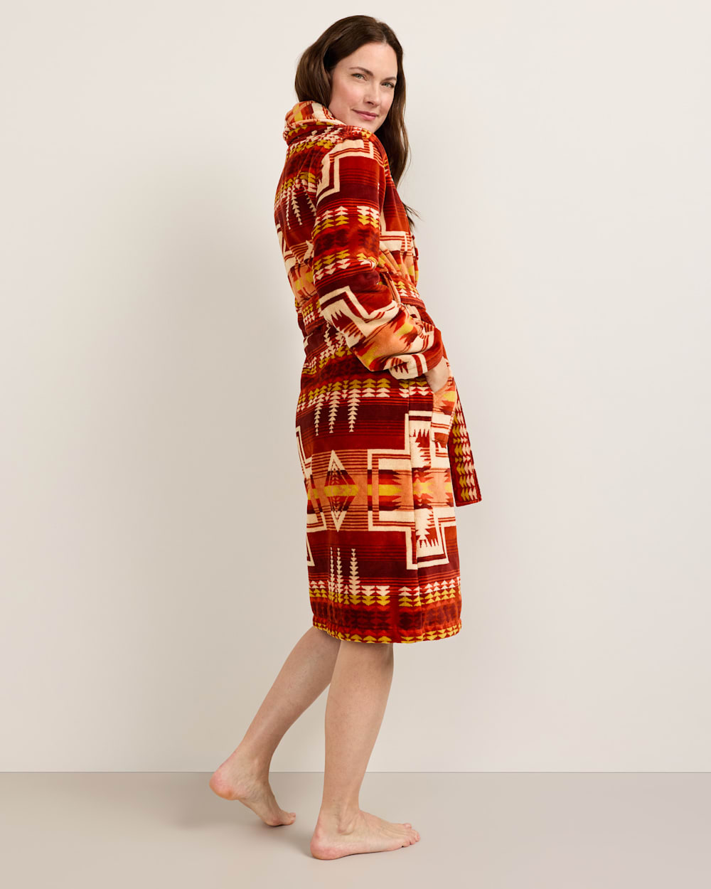 Women's Harding Cotton Terry Velour Bathrobe - Pendleton Trending