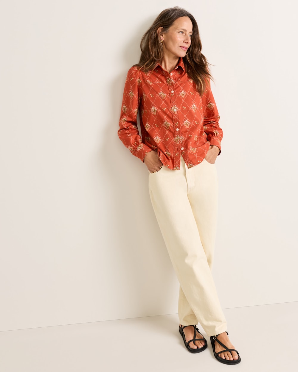 Shop Women's Cowgirl Lattice Winona Puff Sleeve Shirt - Pendleton New