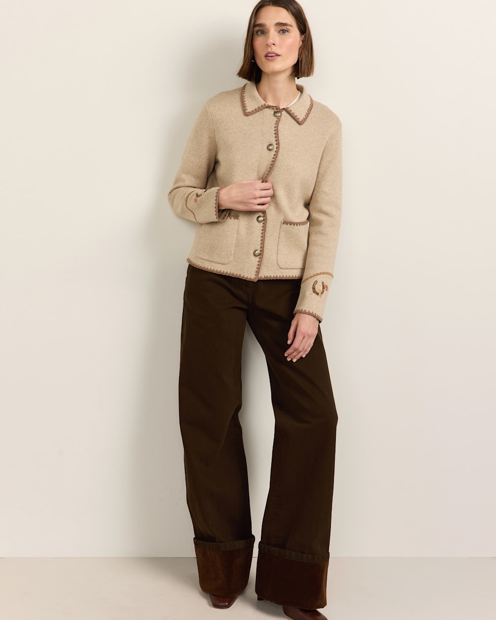 Shop Women's Cotton Western Souvenir Cardigan Sweater - Pendleton Deals