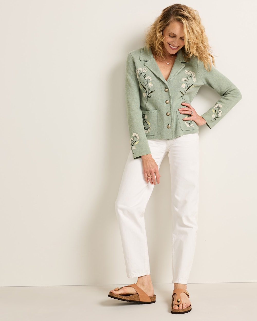 Shop Women's Floral Cotton Wool Blend Souvenir Cardigan - Pendleton Recommended