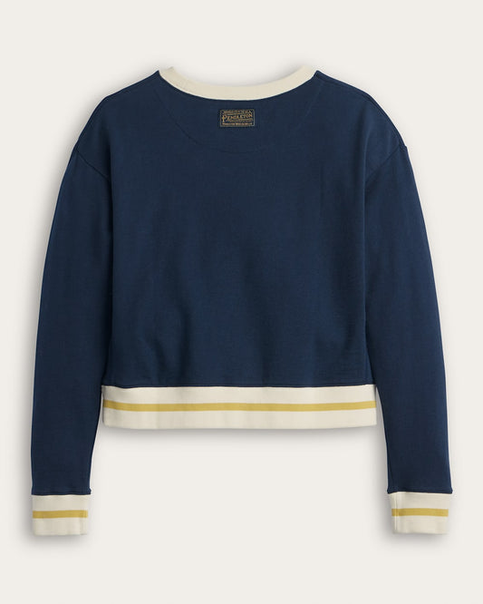 Shop Women's Logo French Terry Pullover in Tops - Pendleton New