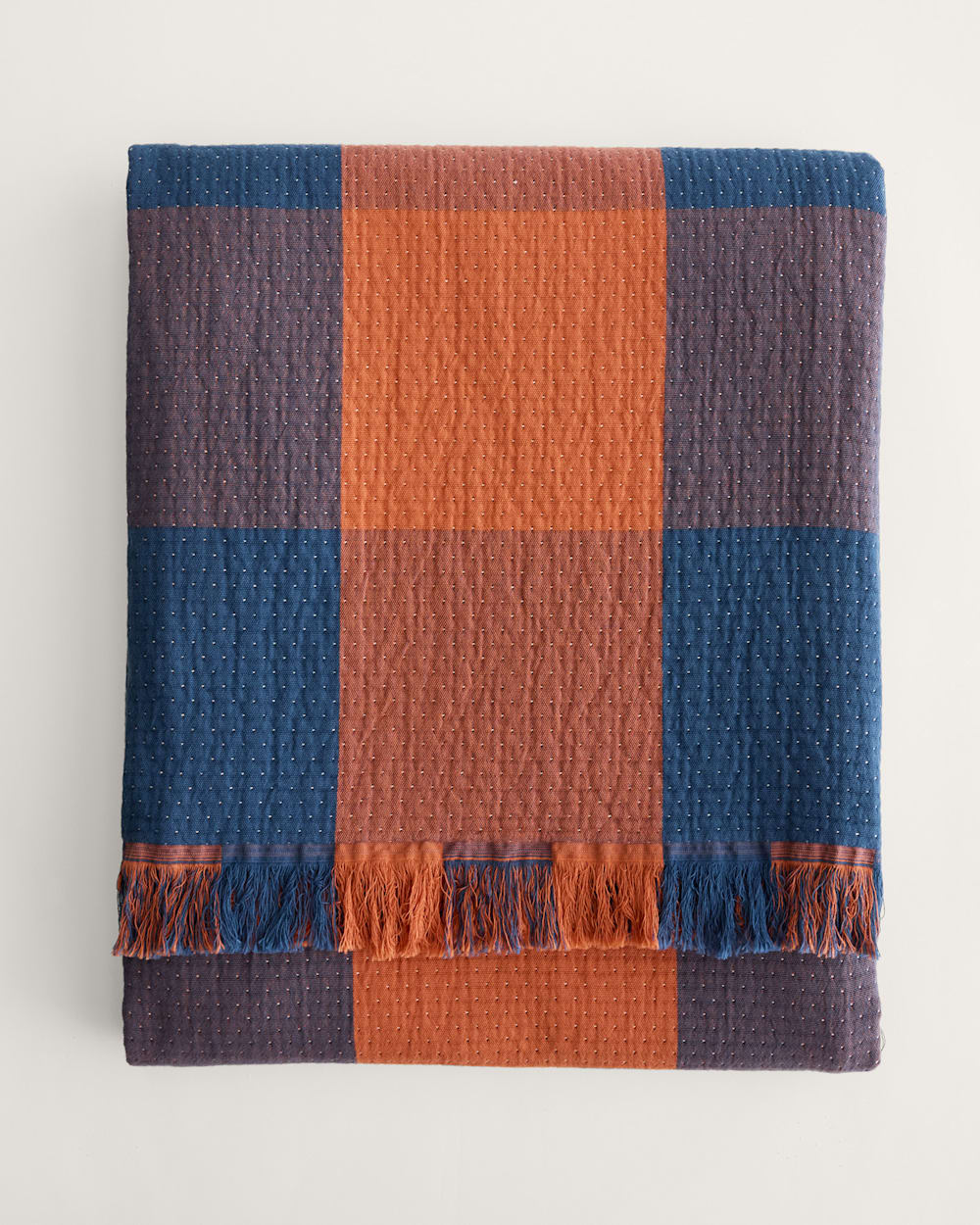 Shop Organic Cotton Plaid Fringed Throw - Pendleton New