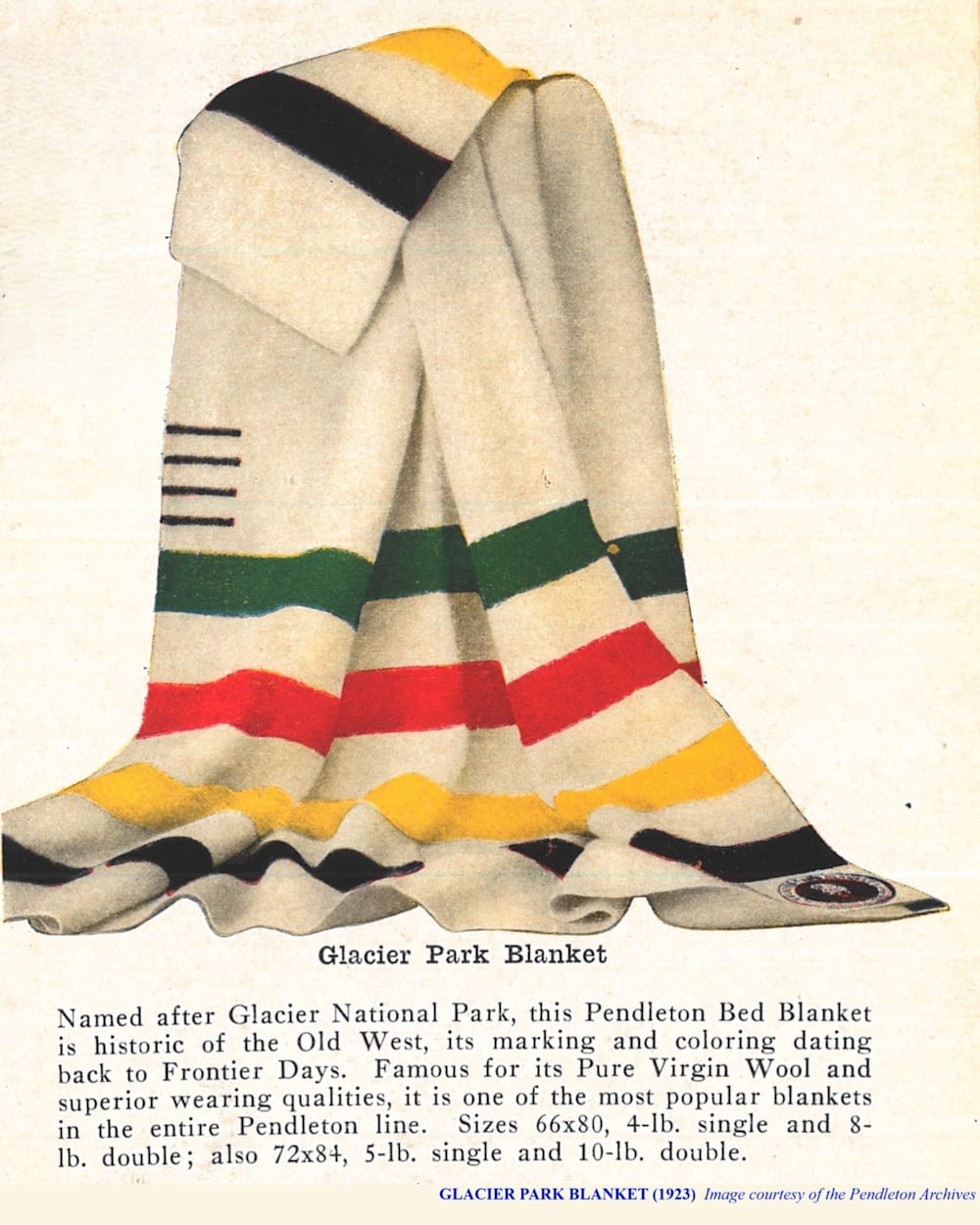 Glacier National Park Blanket-Made in USA - Pendleton Classic