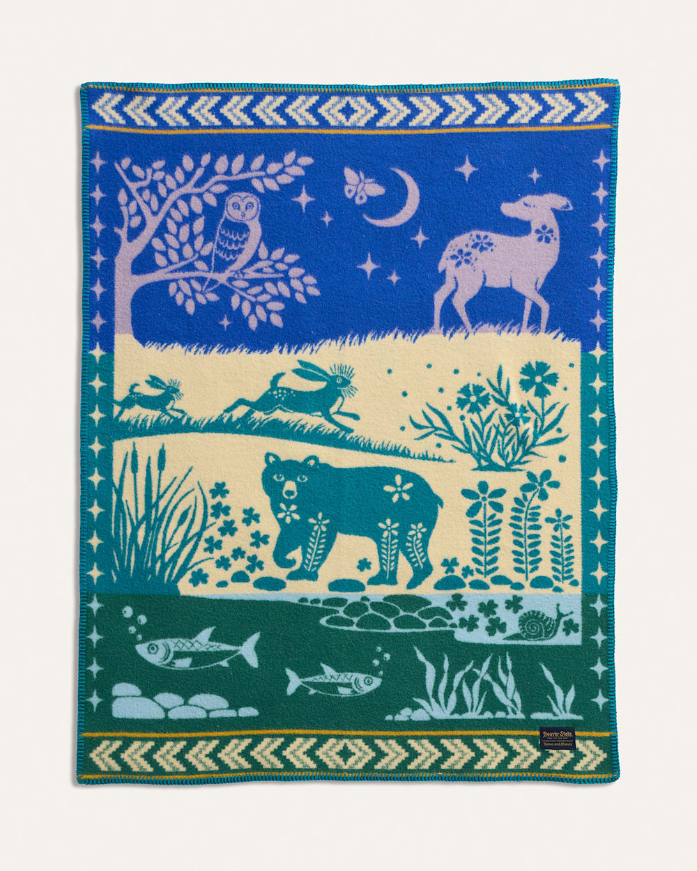 Folk Forest Crib Blanket - Pendleton Classic