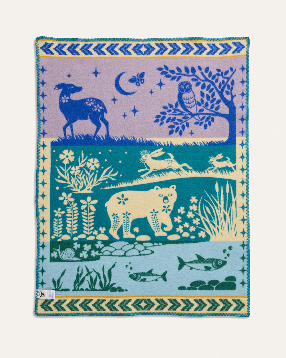 Folk Forest Crib Blanket - Pendleton Classic