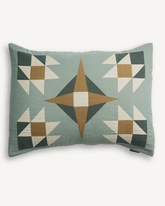 Quilted Star Cotton Matelasse Sham - Pendleton Trending