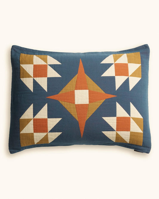 Quilted Star Cotton Matelasse Sham - Pendleton Trusted