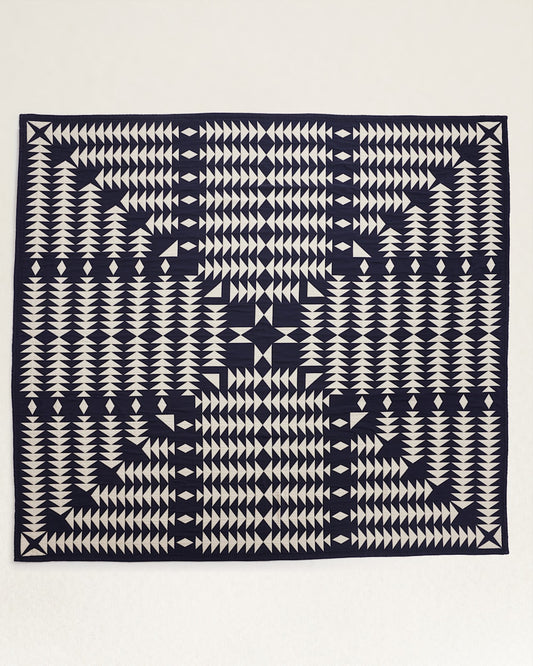 Midnight Nova Cotton Matelasse Coverlet Bedding - Pendleton Top Pick