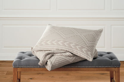 Ganado Cotton Matelasse Coverlet & Sham Set - Pendleton Deals
