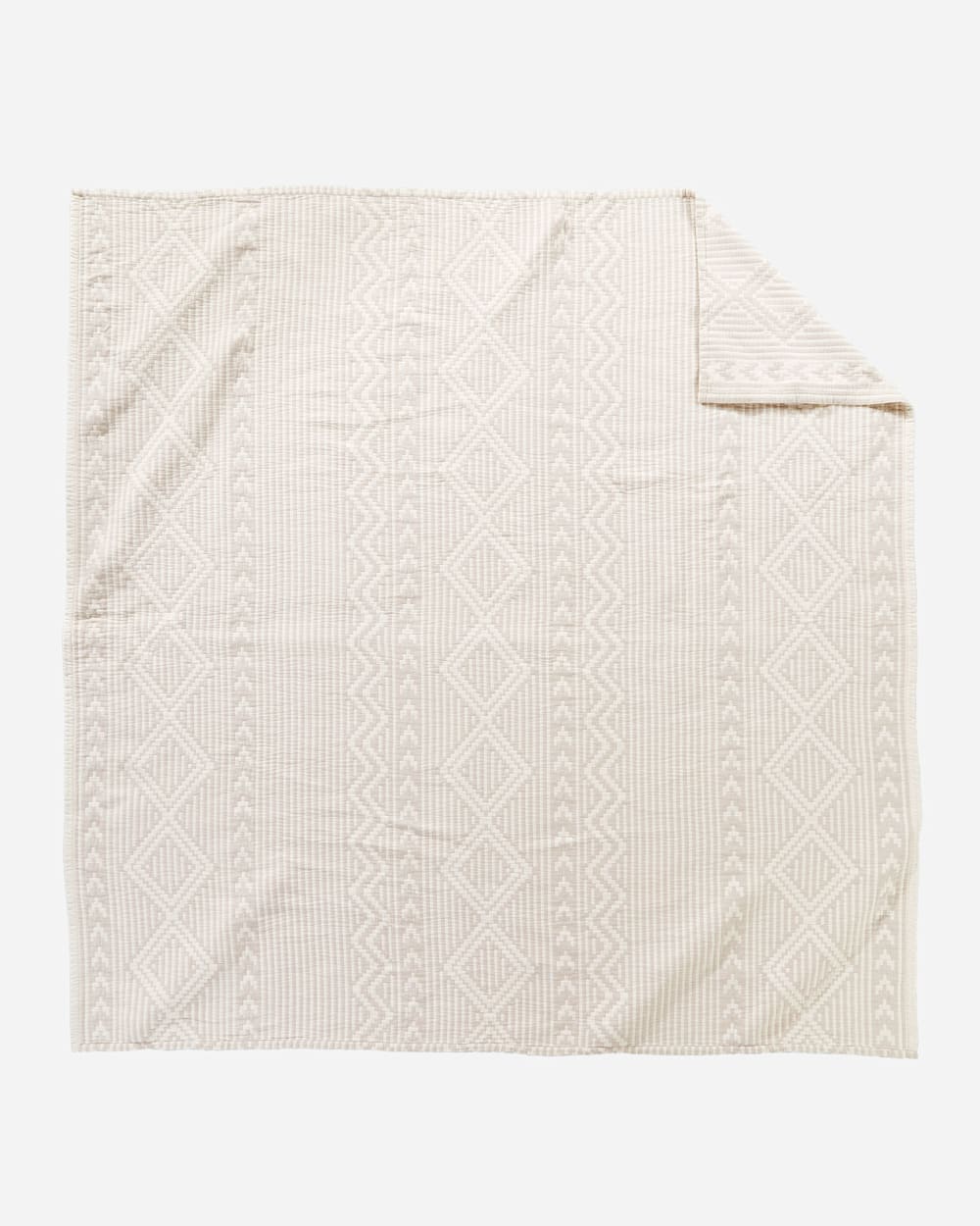 Ganado Cotton Matelasse Coverlet & Sham Set - Pendleton Deals