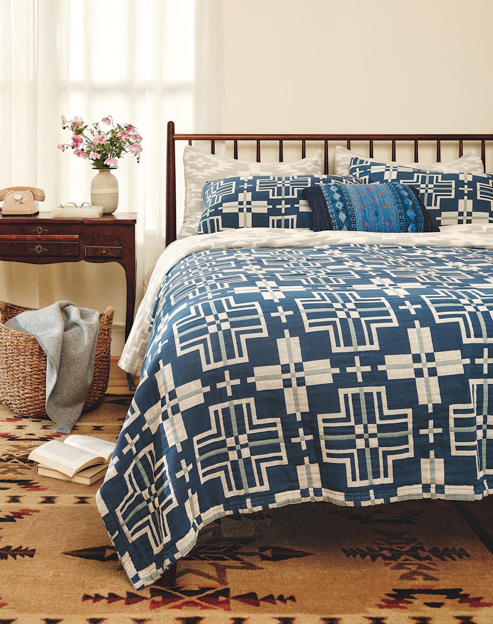 San Marcos Cotton Matelasse Coverlet Collection - Pendleton Sale