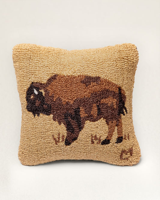 Buy Buffalo Hooked Square Pillow, Soft & Cozy Home Decor - Pendleton Best Seller