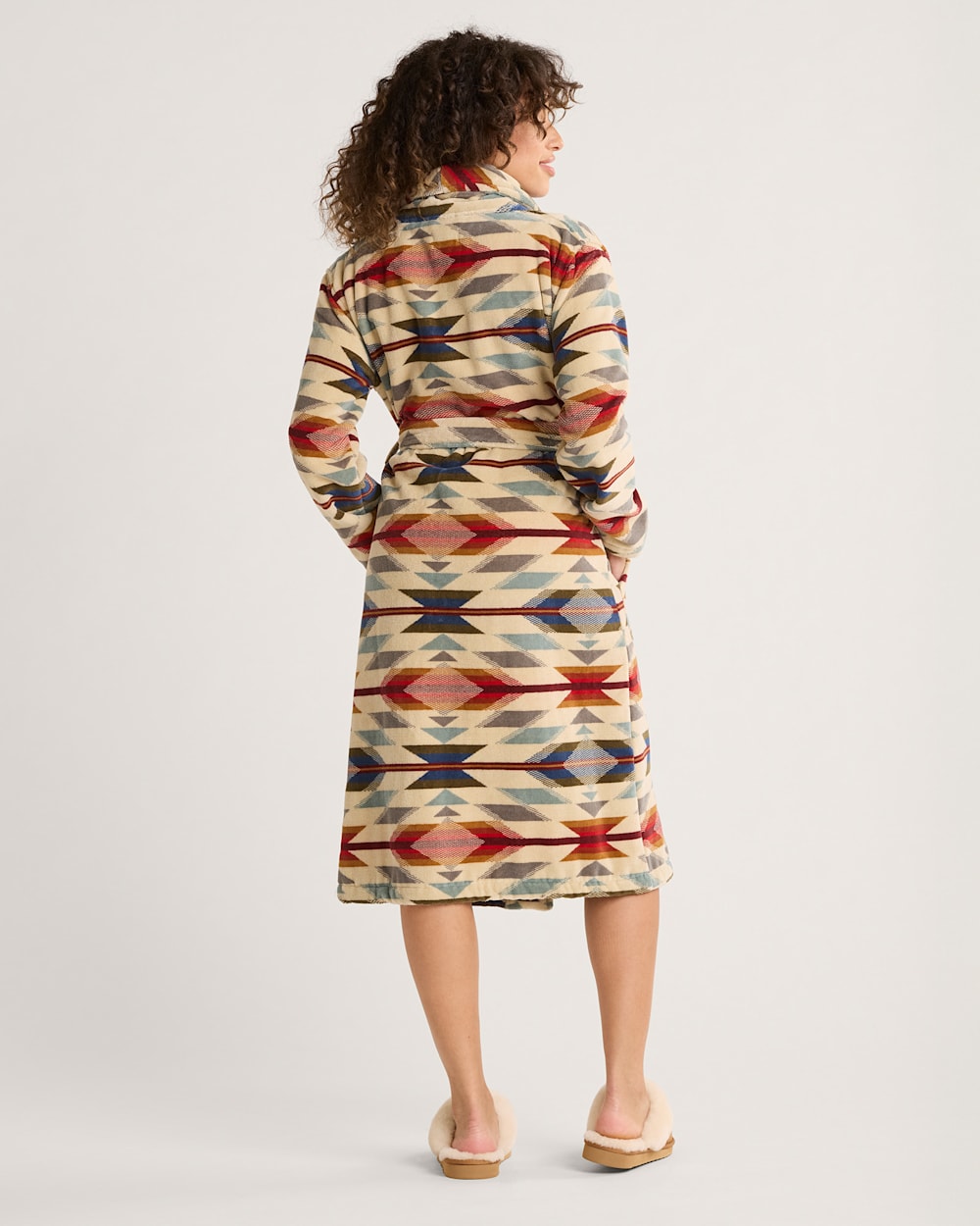 Women's Wyeth Trail Cotton Terry Velour Bathrobe - Pendleton Discount