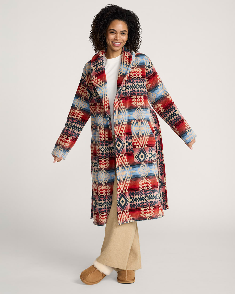 Shop Women's Cotton Terry Velour Bathrobe for Cozy Comfort - Pendleton Hot Sale