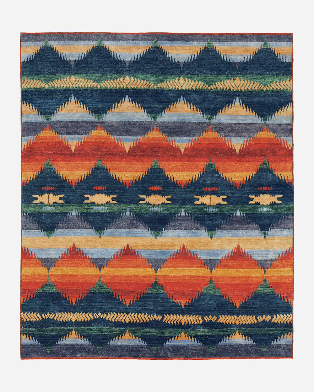 Handmade Wool Woven Ombre Rug - Pendleton Exclusive