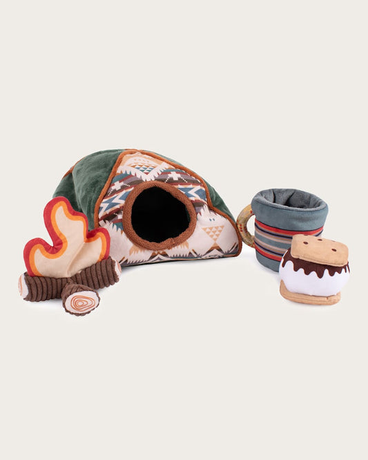 Buy Pet Plush Camp Discovery 4PC Toy Fun Interactive Set - Pendleton Trusted