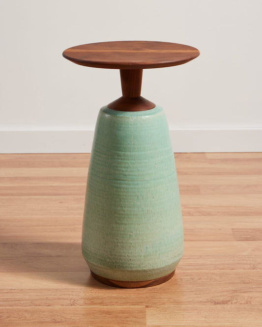 Handmade Stoneware & Wood Cocktail Table - Pendleton Essential