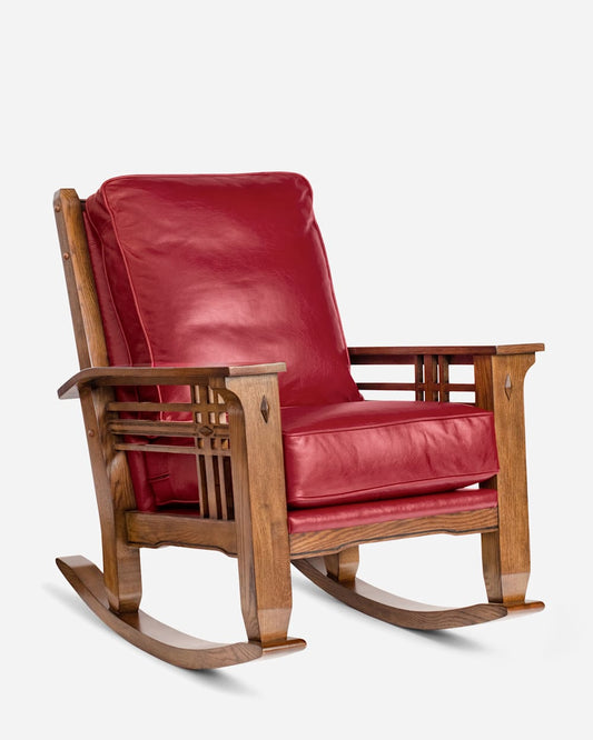 Stagecoach Leather Rocker - Pendleton Top Pick