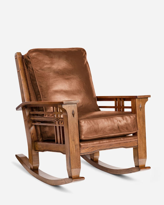 Stagecoach Leather Rocker - Pendleton Discount
