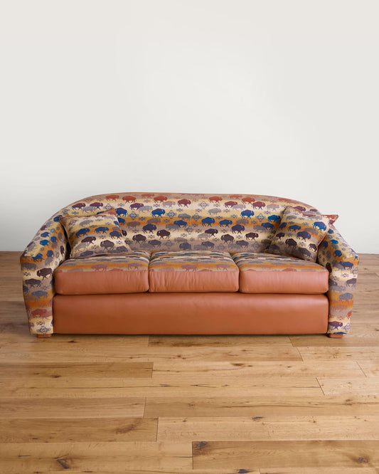 Shop Prairie Rush Hour Barrel Sofa for Cozy Stylish Seating - Pendleton Best Seller