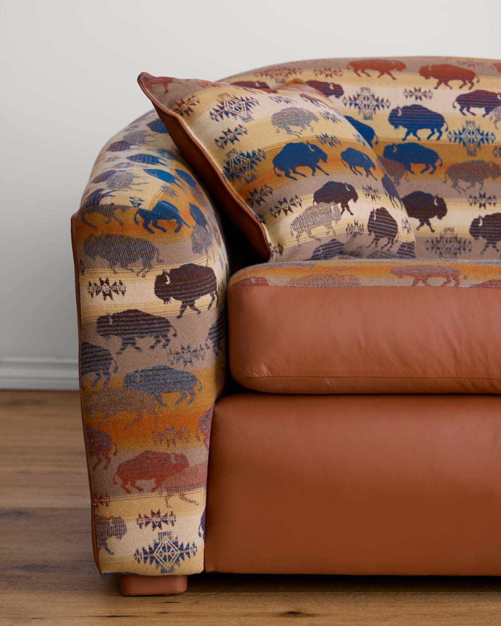 Shop Prairie Rush Hour Barrel Sofa for Cozy Stylish Seating - Pendleton Best Seller