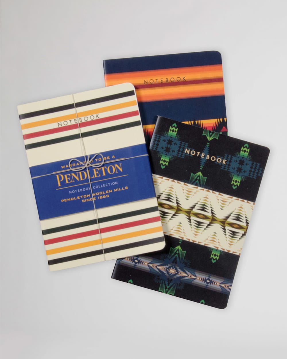 Notebooks, Set Of 3 - Pendleton Customer Favorite