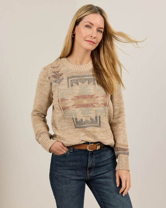 Women's Columbia River Cotton Sweater - Pendleton Latest