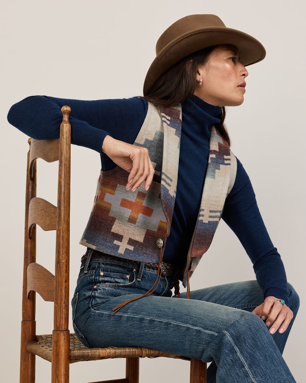 Women's Dakota Wool Vest - Pendleton Exclusive