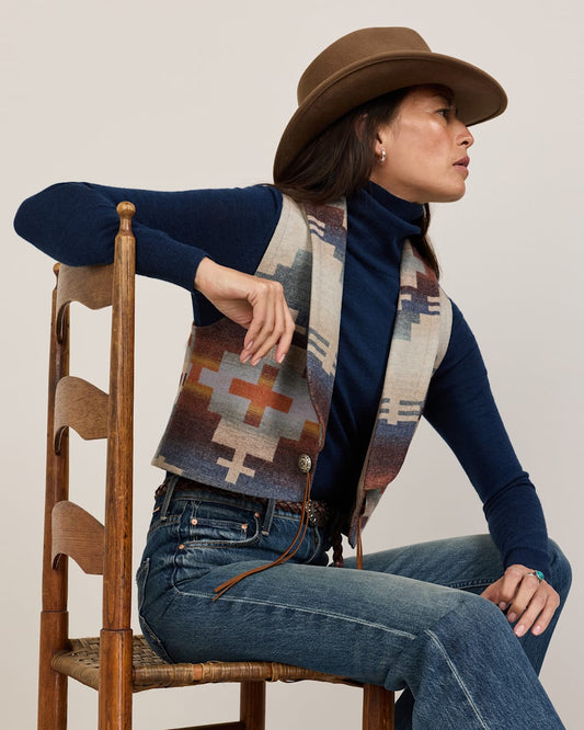 Women's Dakota Wool Vest - Pendleton Exclusive