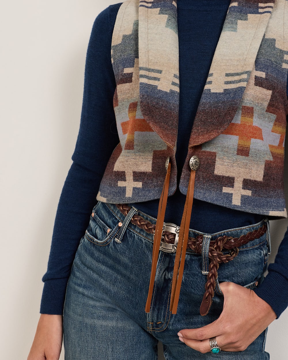 Women's Dakota Wool Vest - Pendleton Exclusive