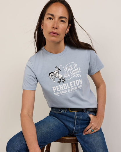 Women's Stick To Your Saddle Graphic Tee - Pendleton Great Value