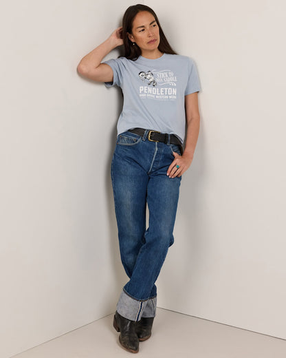 Women's Stick To Your Saddle Graphic Tee - Pendleton Great Value