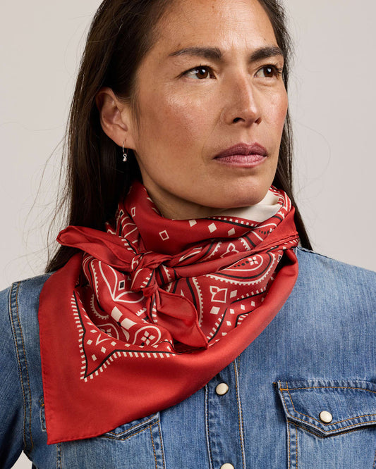 Rodeo Spirit Silk Scarf - Pendleton Latest
