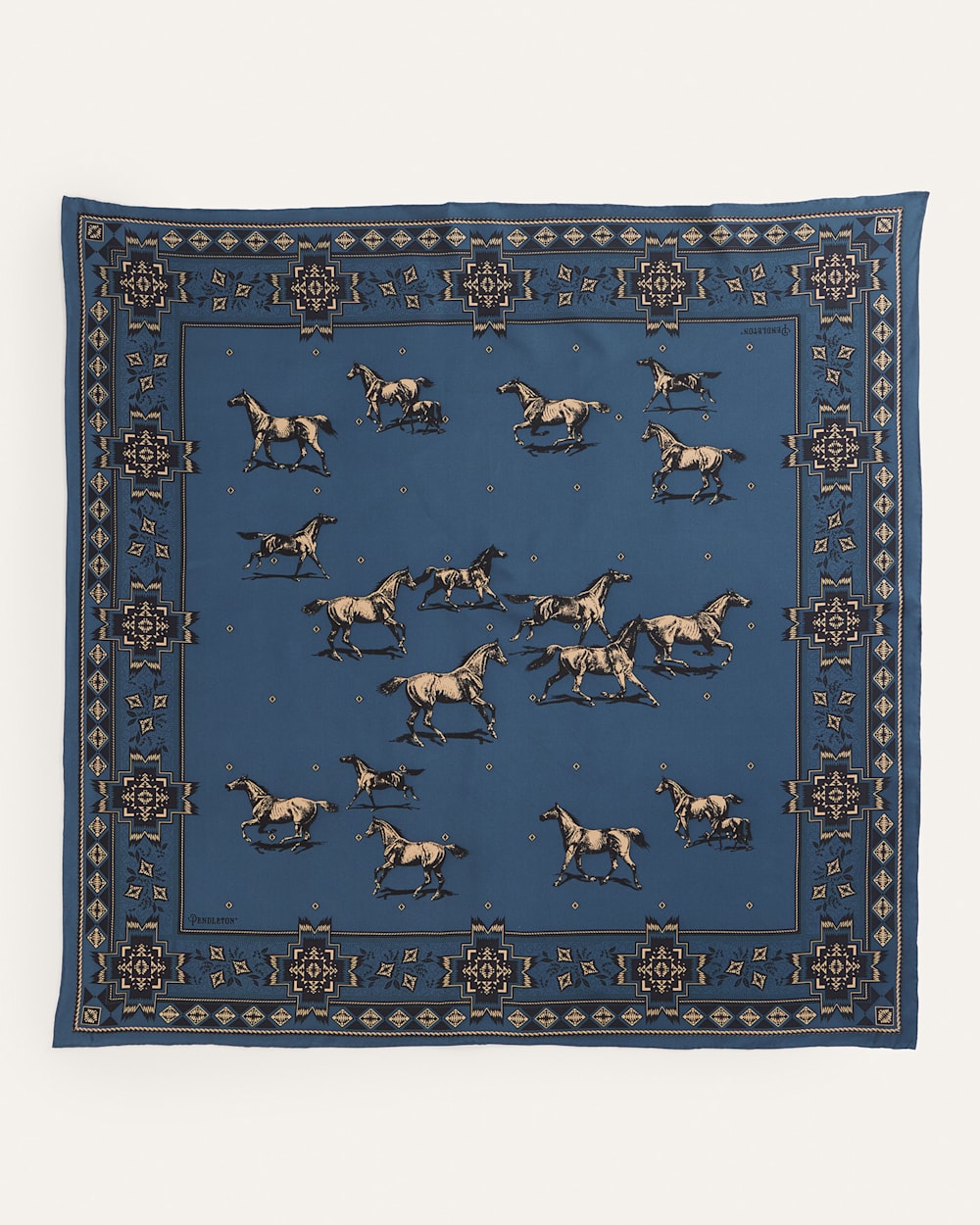 Herd Of Horses Silk Scarf - Pendleton Great Value