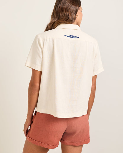 Women's Short-Sleeve Embroidered Camp Shirt - Pendleton Value