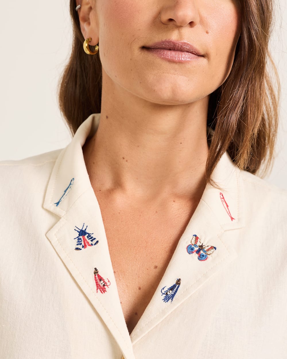 Women's Short-Sleeve Embroidered Camp Shirt - Pendleton Value