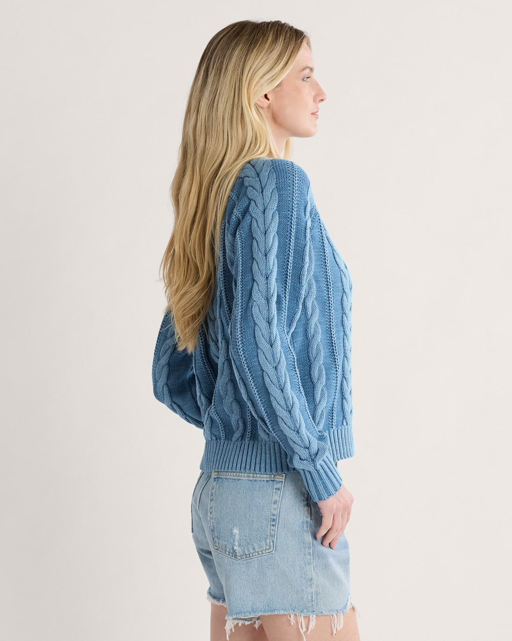 Shop Women's Cotton Cable Knit Button-Front Cardigan - Pendleton Smart Buy