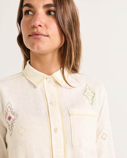 Women's Embroidered Perfect One Pocket Shirt - Pendleton Quality