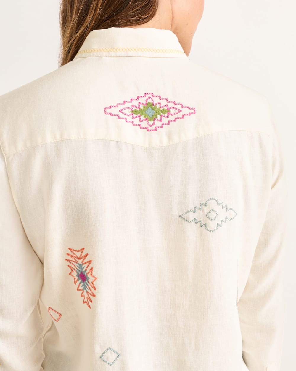 Women's Embroidered Perfect One Pocket Shirt - Pendleton Quality