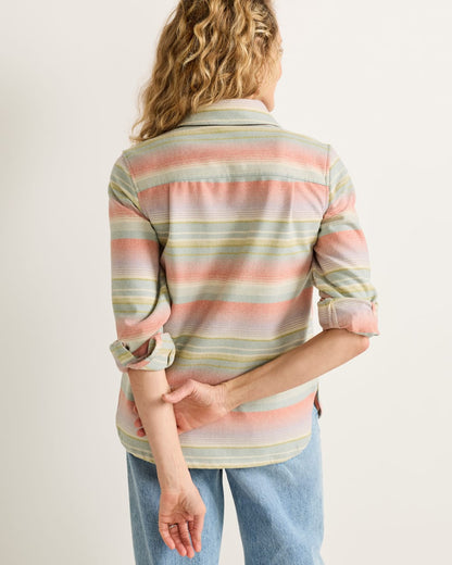 Shop Women's Classic Long-Sleeve Wool Stripe Board Shirt - Pendleton Best Price
