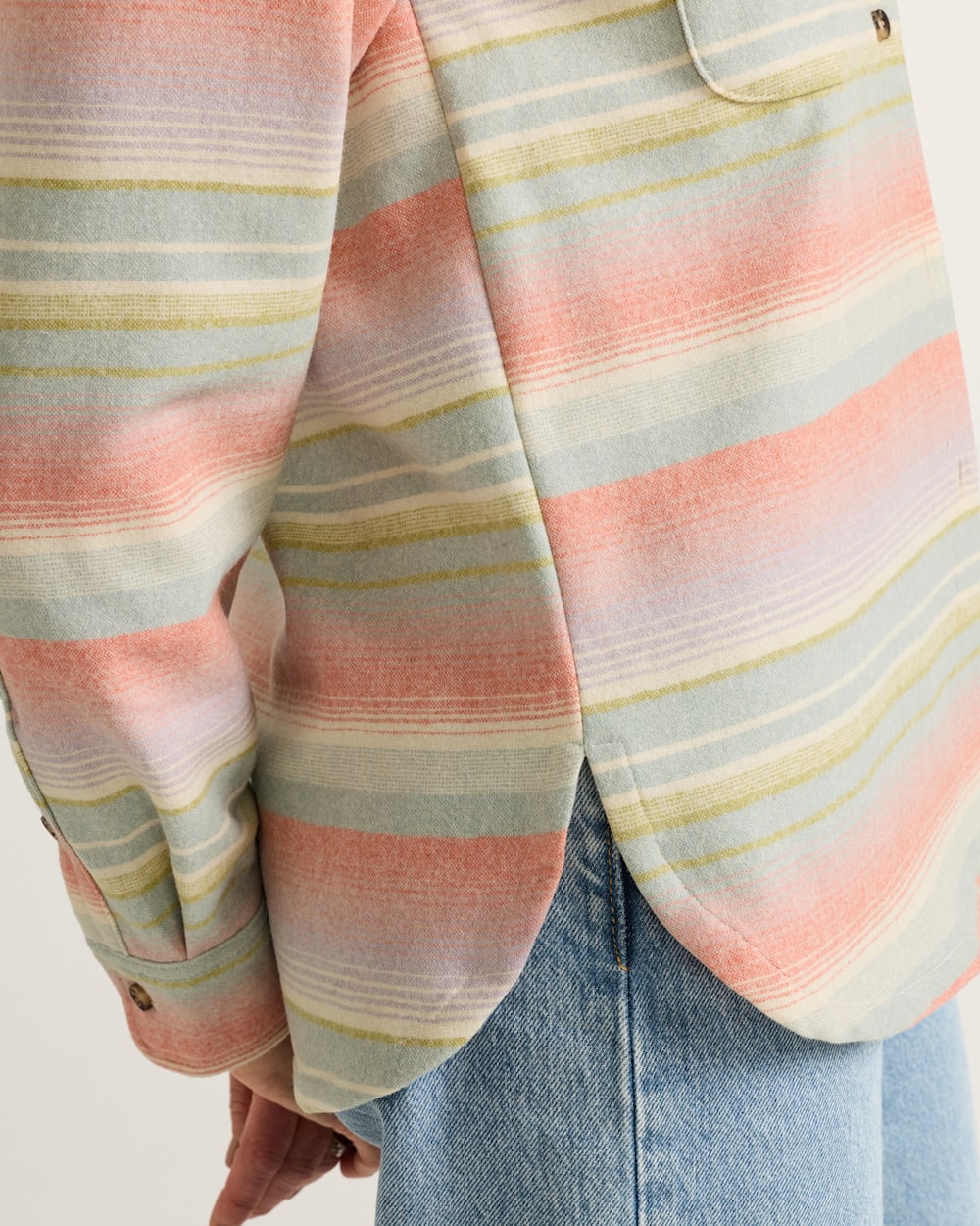Shop Women's Classic Long-Sleeve Wool Stripe Board Shirt - Pendleton Best Price