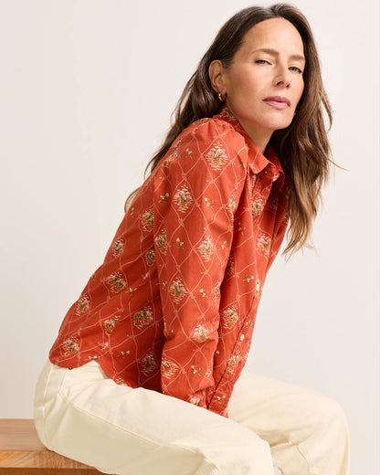 Shop Women's Cowgirl Lattice Winona Puff Sleeve Shirt - Pendleton New