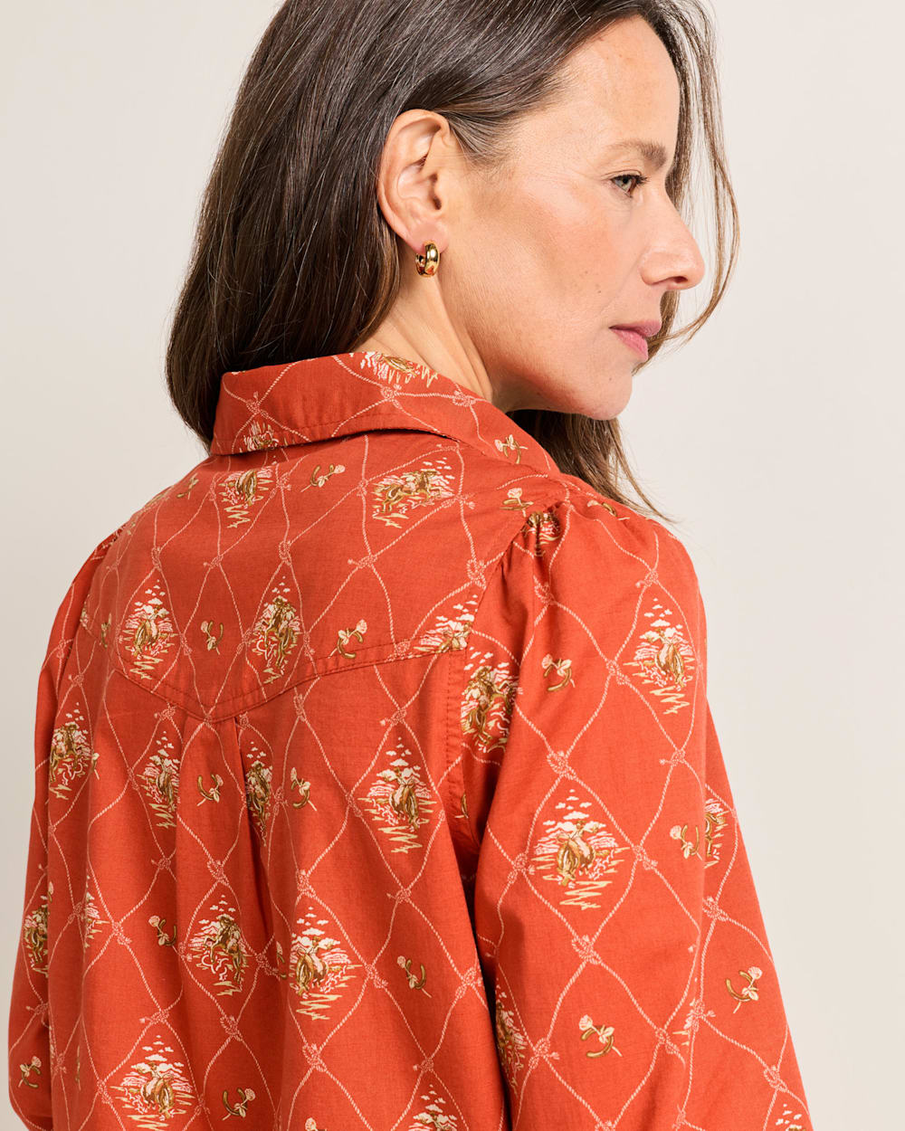 Shop Women's Cowgirl Lattice Winona Puff Sleeve Shirt - Pendleton New