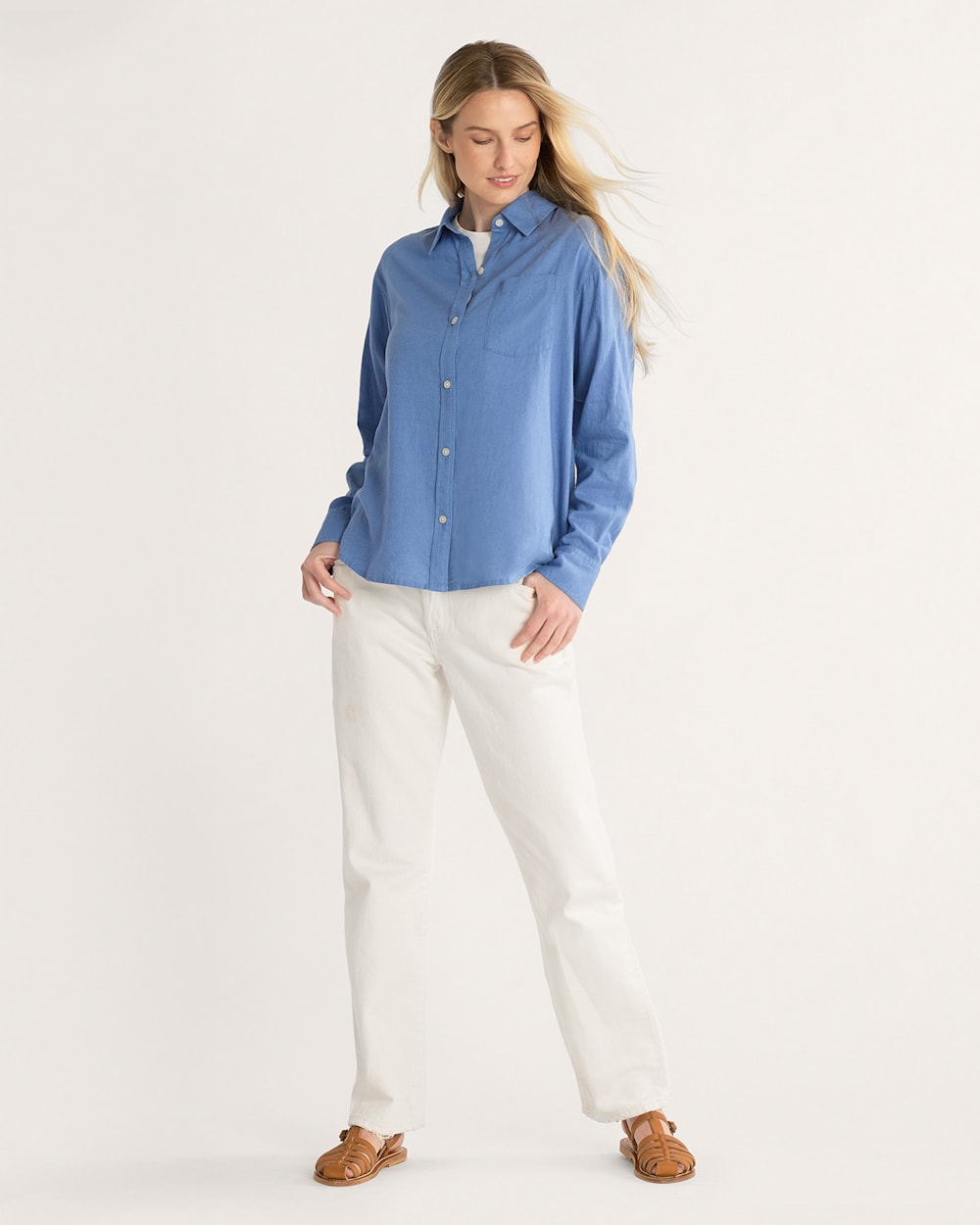 Shop Women's Coastal Linen Shirt Lightweight and Stylish - Pendleton Hot Sale