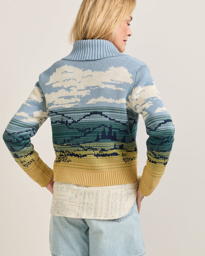 Shop Women's Big Sky Cotton Graphic Cardigan Sweater - Pendleton Quality