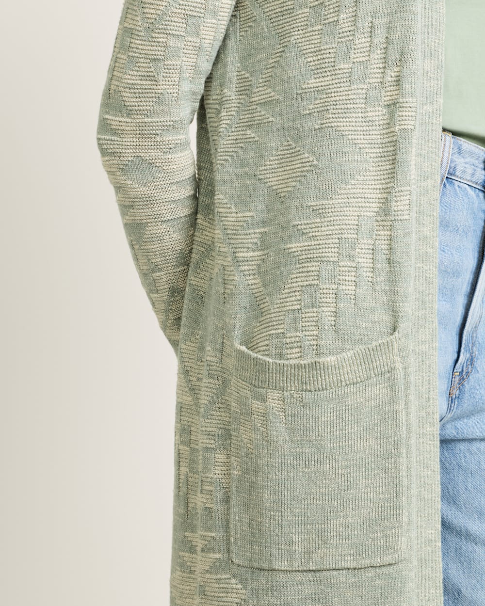 Shop Women's Long Textured Open Duster Cardigan Sweater - Pendleton Hot Sale