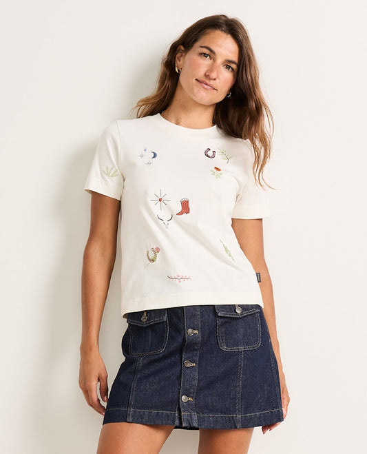 Women's Short-Sleeve Deschutes Charm Tee - Pendleton Essential