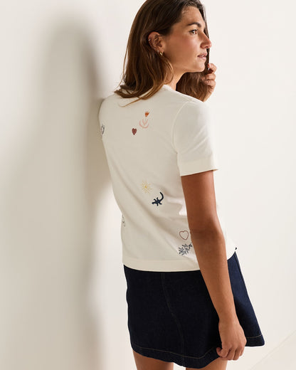 Women's Short-Sleeve Deschutes Charm Tee - Pendleton Essential