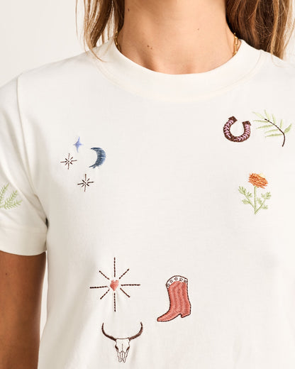 Women's Short-Sleeve Deschutes Charm Tee - Pendleton Essential